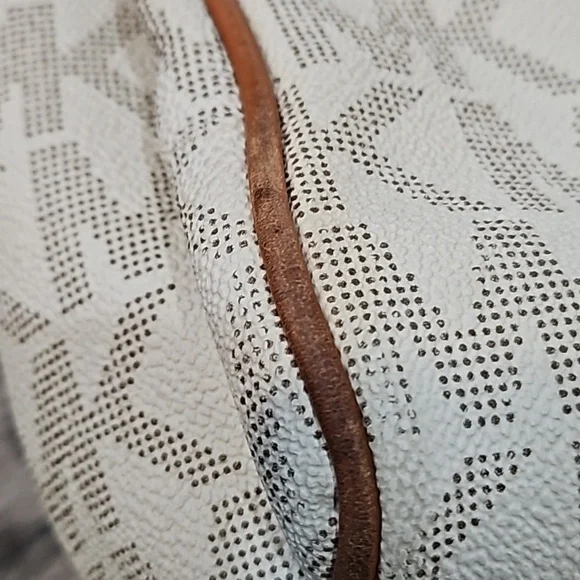 Michael KorsWomen's White Michael Signature Large Backpack - Picture 5 of 14